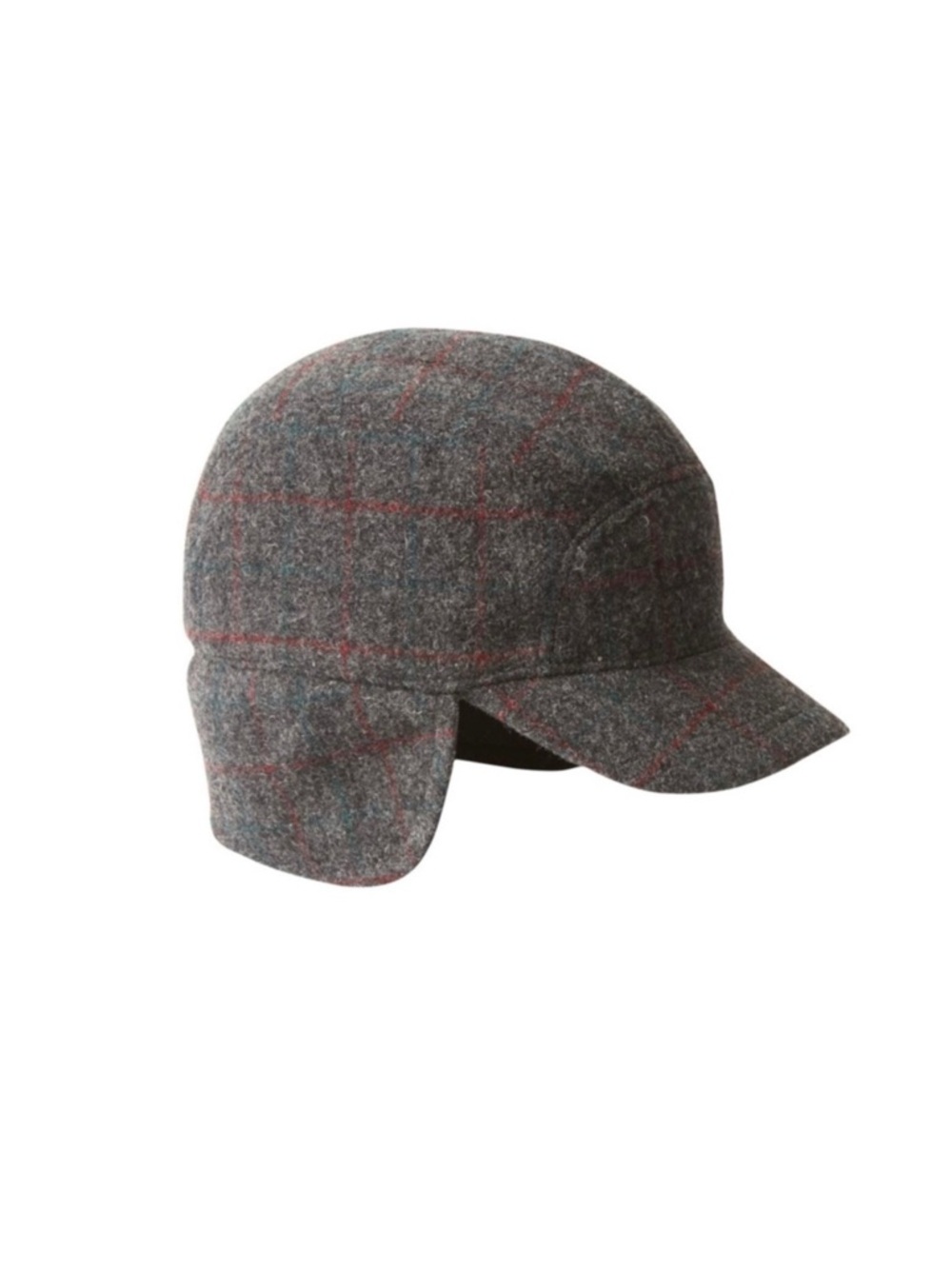 L.L Bean Adults' Maine Guide Wool Cap with PrimaLoft Plaid Large